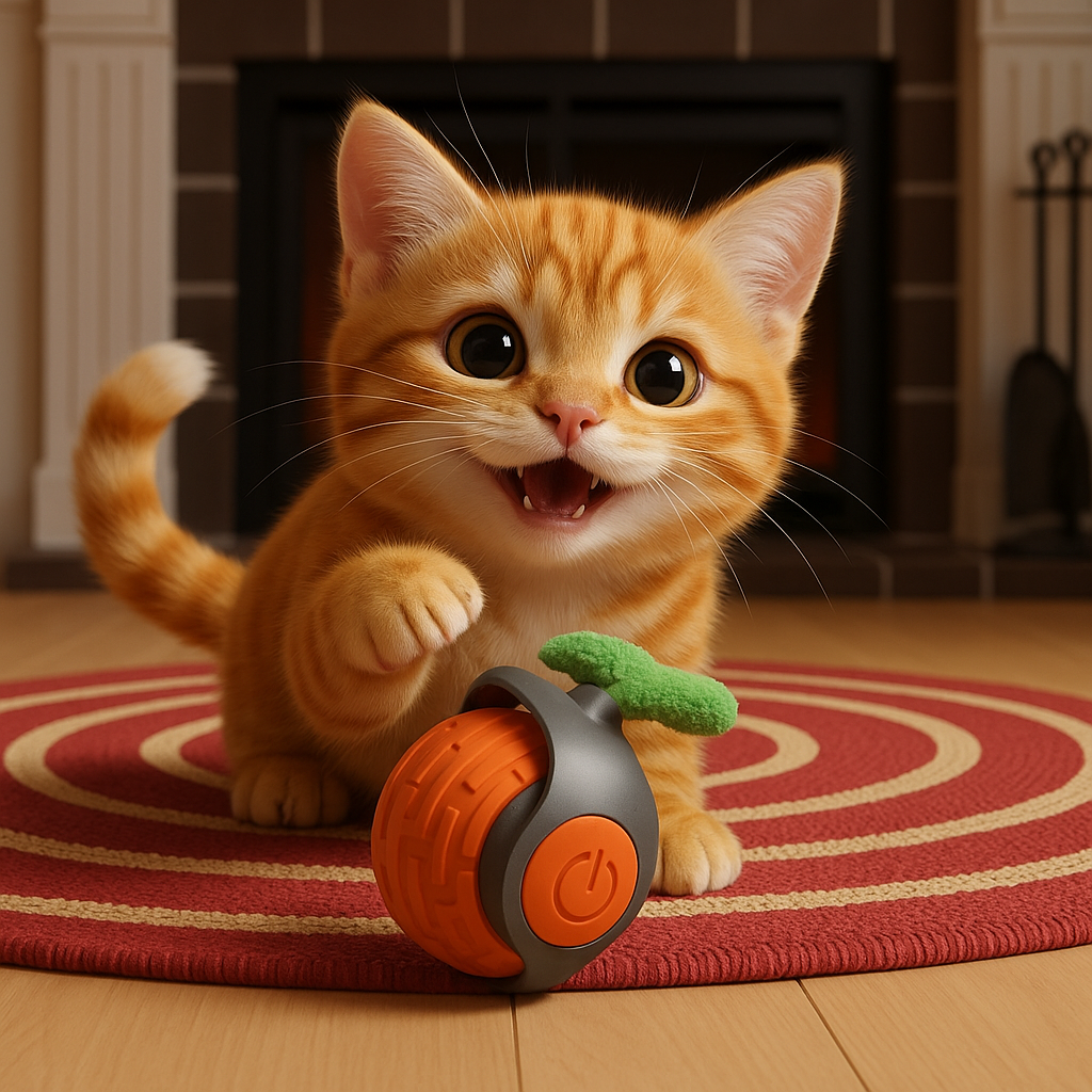 Smart Automatic Rolling Cat Ball –  Every Cat Loves !