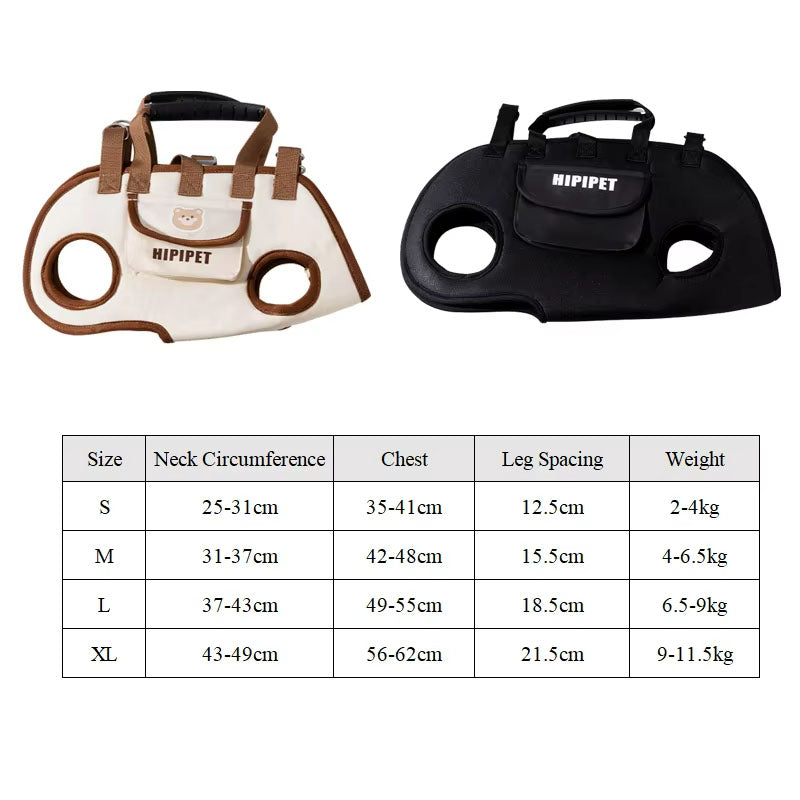 Set Of 3 Outdoor Traction Backpacks For Dog