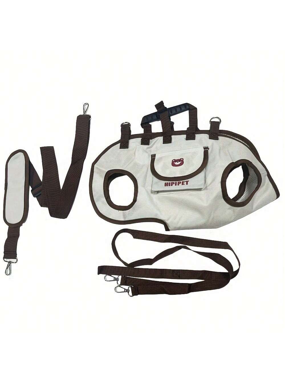 Set Of 3 Outdoor Traction Backpacks For Dog