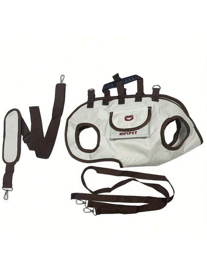 Set Of 3 Outdoor Traction Backpacks For Dog