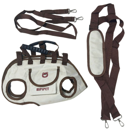 Set Of 3 Outdoor Traction Backpacks For Dog