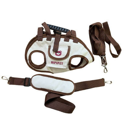 Set Of 3 Outdoor Traction Backpacks For Dog