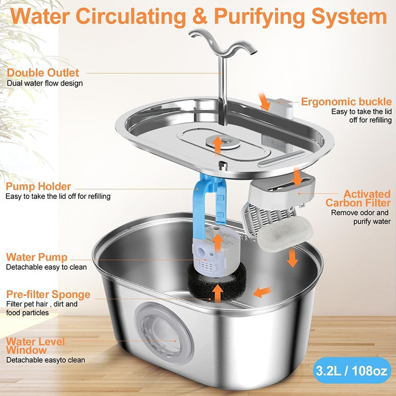 Pet Water Automatic Dispenser